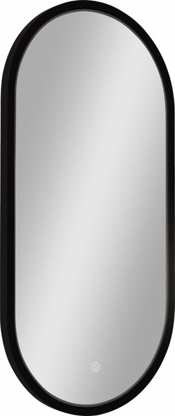 Изображение товара Зеркало Континент Delia Black Led 40x80