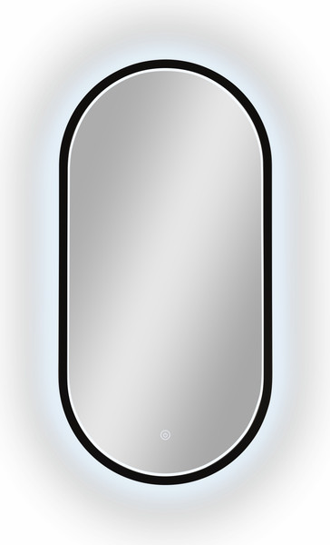 Изображение товара Зеркало Континент Delia Black Led 40x80