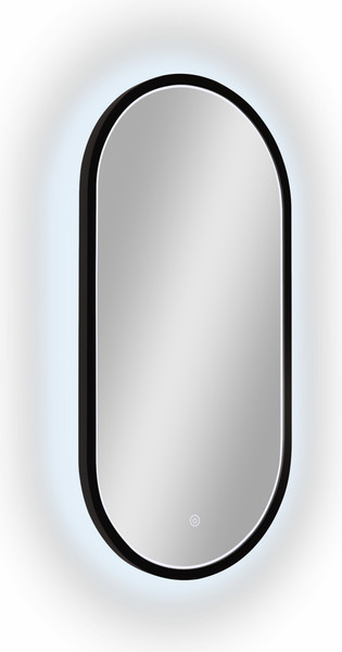 Изображение товара Зеркало Континент Delia Black Led 40x80