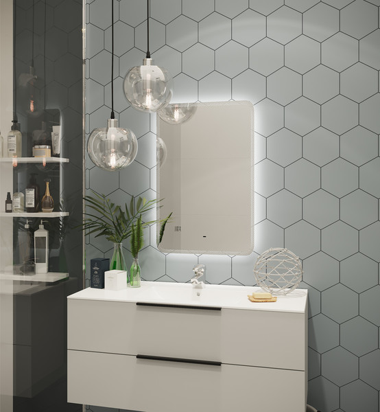 Изображение товара Зеркало Континент Isten Led 50x70 (с бесконтактным сенсором)