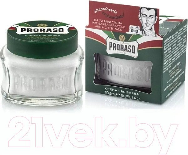 Изображение товара Крем для бритья Proraso Освежающий с маслом эвкалипта и ментолом (100мл)