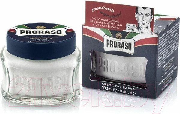 Изображение товара Крем для бритья Proraso Защитный с алоэ и витамином Е (100мл)