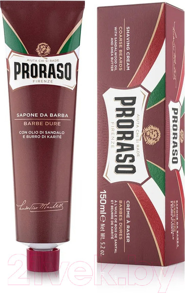 Изображение товара Крем для бритья Proraso Питательный с маслом сандала и маслом ши (150мл)