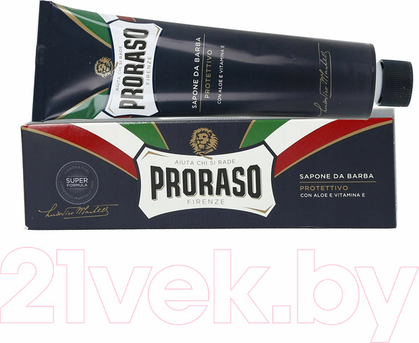 Изображение товара Крем для бритья Proraso Защитный с алоэ и витамином Е (150мл)