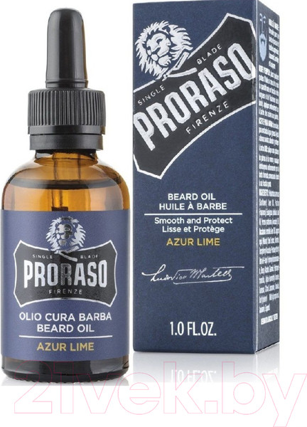 Изображение товара Масло для бороды Proraso Azur Lime (30мл)
