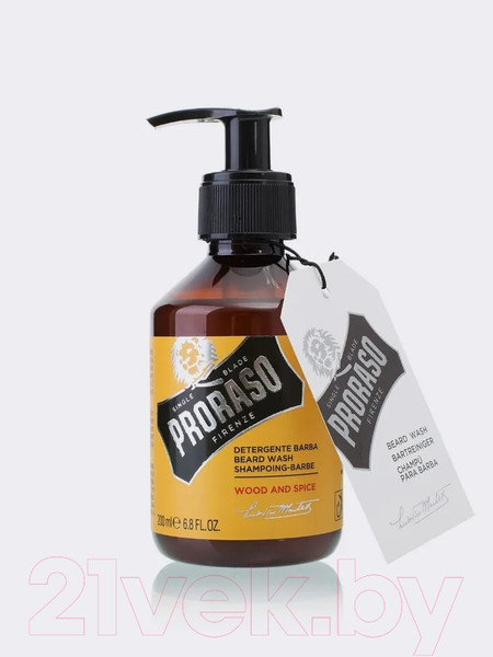 Изображение товара Шампунь для бороды Proraso Wood And Spice (200мл)