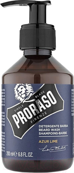 Изображение товара Шампунь для бороды Proraso Azur Lime (200мл)