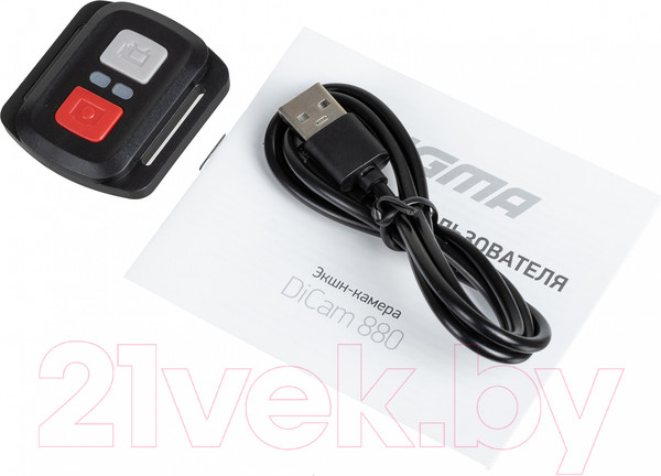Изображение товара Экшн-камера Digma DiCam 880 / DC880 (черный)