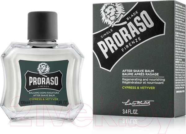 Изображение товара Бальзам после бритья Proraso Cypress & Vetyver (100мл)