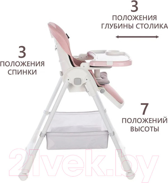 Изображение товара Стульчик для кормления Martin Noir Tody Lux (Coral Pink)