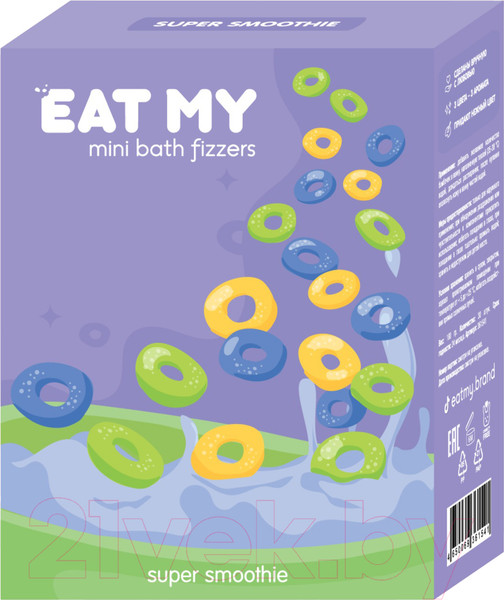 Изображение товара Набор бомбочек для ванны Eat My Супер смузи (30шт)