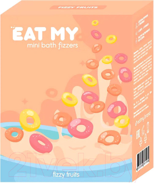 Изображение товара Набор бомбочек для ванны Eat My Шипучие фрукты (30шт)