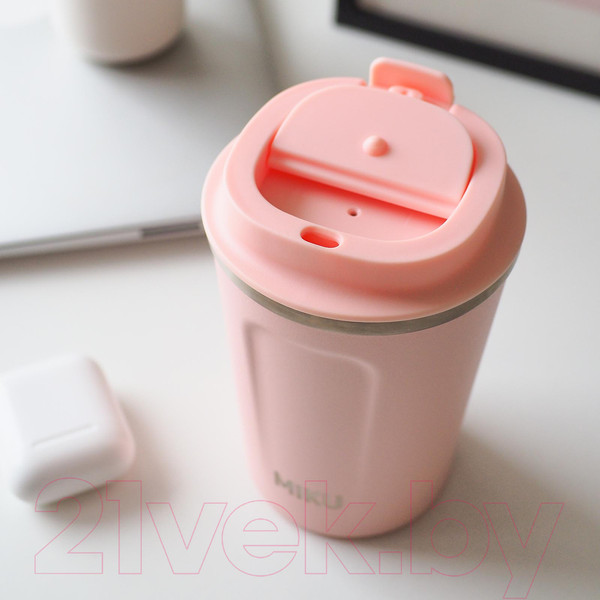Изображение товара Термокружка Miku TH-MG-380P (380мл, розовый)
