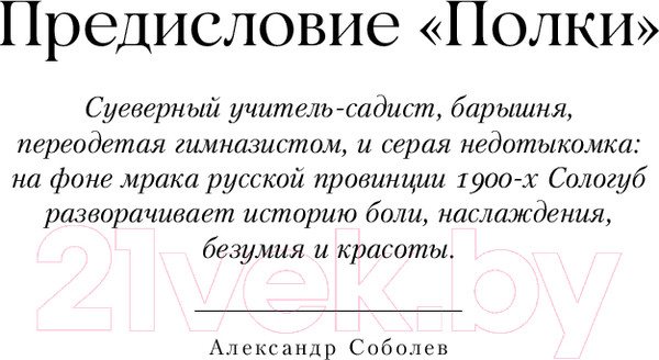 Изображение товара Книга Альпина Мелкий бес / 9785961485202 (Сологуб Ф.)