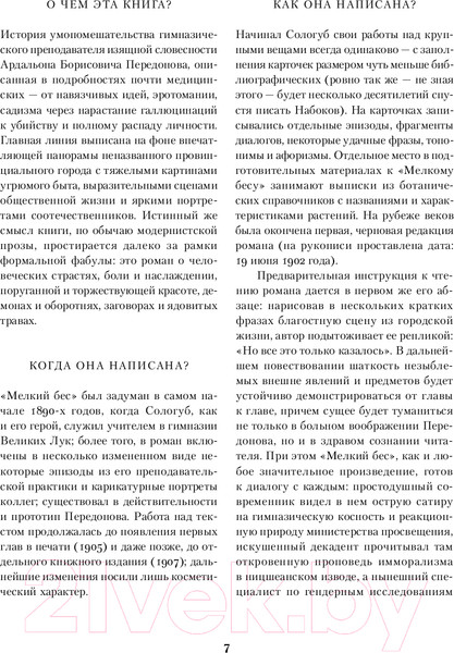 Изображение товара Книга Альпина Мелкий бес / 9785961485202 (Сологуб Ф.)