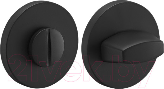 Изображение товара Фиксатор дверной защелки Morelli MH-WC-R6 BL (черный)