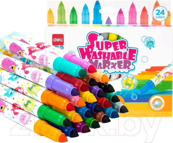 Изображение товара Фломастеры Deli EC155-24 (24цв)