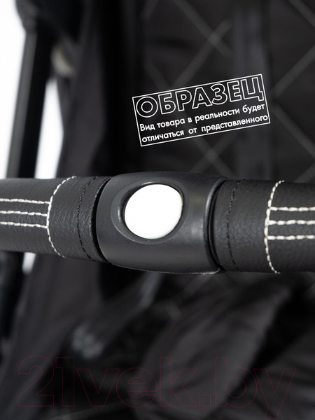 Изображение товара Детская прогулочная коляска Nobumi Sigma Муфта черная рама (черный)