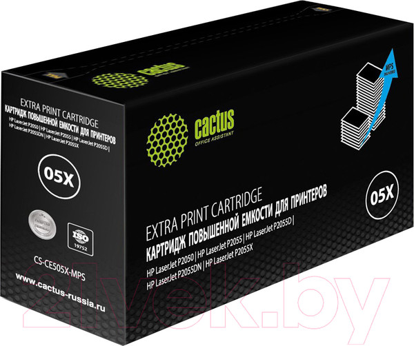 Изображение товара Картридж Cactus CS-CE505X-MPS