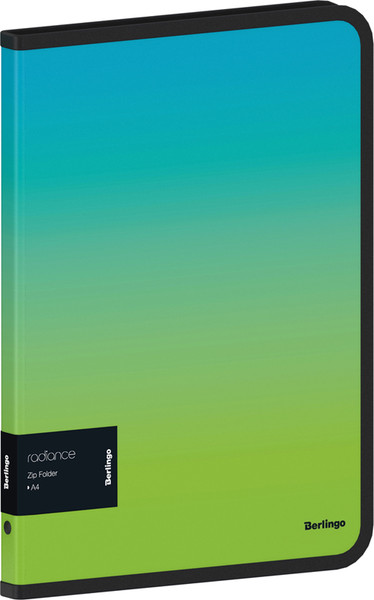 Изображение товара Папка для бумаг Berlingo Radiance / ZF4_A4003 (голубой/зеленый)