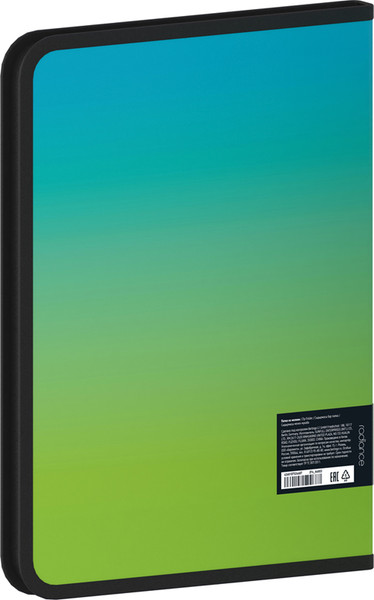 Изображение товара Папка для бумаг Berlingo Radiance / ZF4_A4003 (голубой/зеленый)
