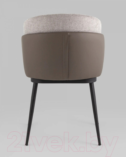 Изображение товара Стул Stool Group Пенелопа / FDC8054O BEL-14+270-23 (рогожка серый/экокожа серый)