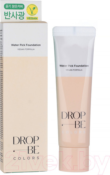 Изображение товара Тональный крем The Saem Cover D Water Drop Be Colors Water Pick Foundation 01 (Clear Beige)
