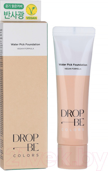 Изображение товара Тональный крем The Saem Cover D Water Drop Be Colors Water Pick Foundation 02 (Natural Beige)