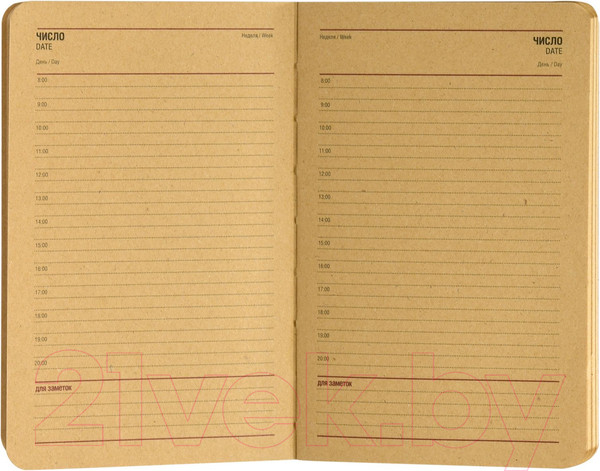 Изображение товара Ежедневник Lorex Eco Craft / LXDRA6-EC (96л, коричневый)