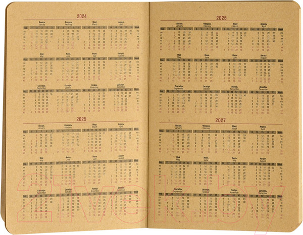 Изображение товара Ежедневник Lorex Eco Craft / LXDRA6-EC (96л, коричневый)