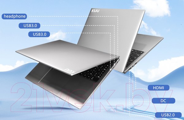 Изображение товара Ноутбук KUU А6 16GB/1TB