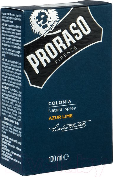 Изображение товара Одеколон после бритья Proraso Azur Lime (100мл)