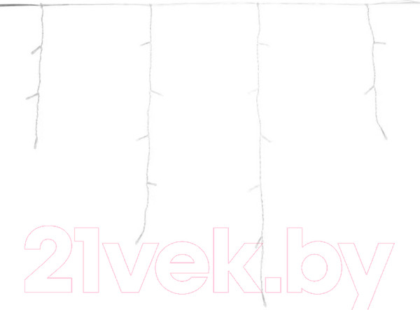 Изображение товара Светодиодная гирлянда Neon-Night Айсикл 255-525 (5x0.6м, белый)