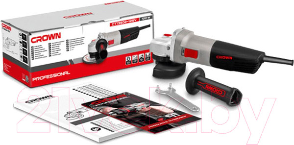 Изображение товара Угловая шлифовальная машина CROWN CT13502-125V