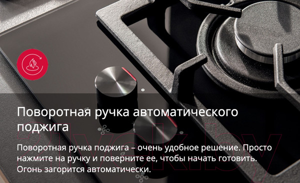 Изображение товара Газовая варочная панель Hansa BHKW651599