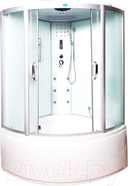 Изображение товара Душевая кабина Водный мир ВМ-8850 130x130 (белый/матовое стекло)