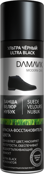 Изображение товара Краска для обуви Damavik Восстановитель цвета для нубука, велюра и замши (250мл)