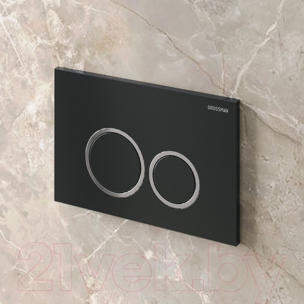Изображение товара Кнопка для инсталляции Grossman Galaxy 700.K31.01.210.210 (черный матовый)