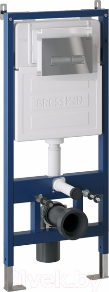Изображение товара Кнопка для инсталляции Grossman Pragma 700.K31.03.100.100 (хром глянцевый)