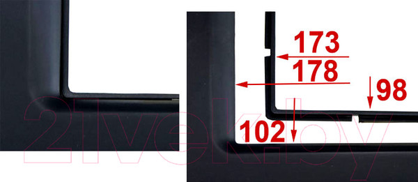 Изображение товара Переходная рамка Incar RKIA-N38