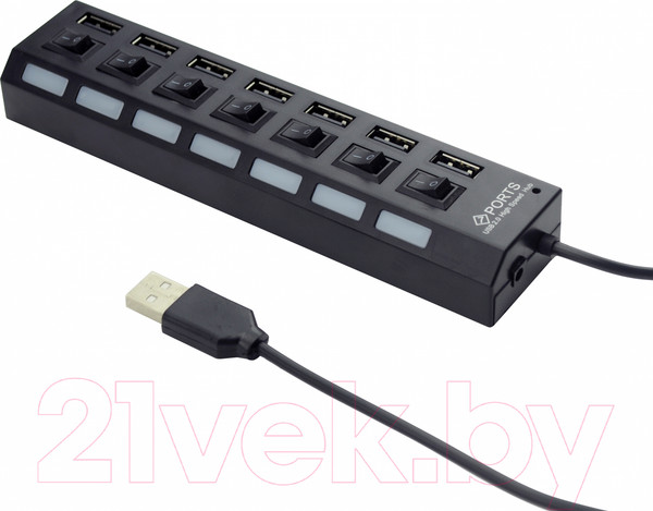 Изображение товара USB-хаб Gembird UHB-U2P7-02