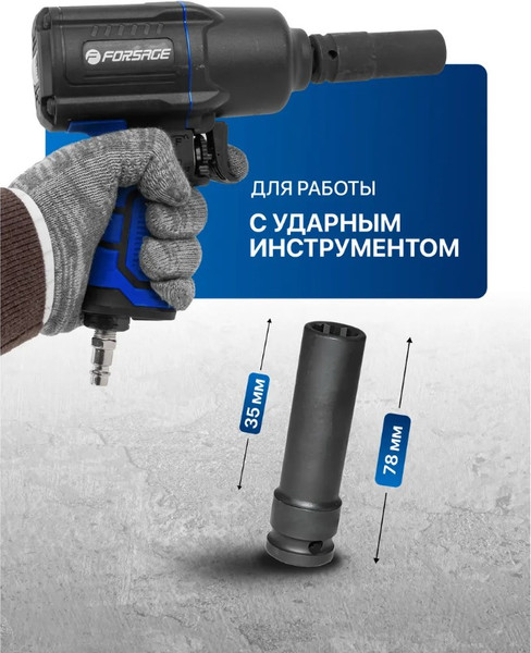 Изображение товара Головка слесарная Forsage F-4458519TH(3903)