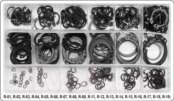 Изображение товара Набор стопорных колец Yato YT-06880