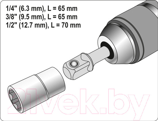 Изображение товара Набор адаптеров слесарных Yato YT-04685