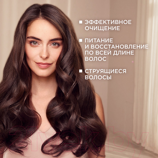 Изображение товара Шампунь для волос Глисс Кур Безупречно длинные для волос жирных у корней и сухих на кончиках (400мл)