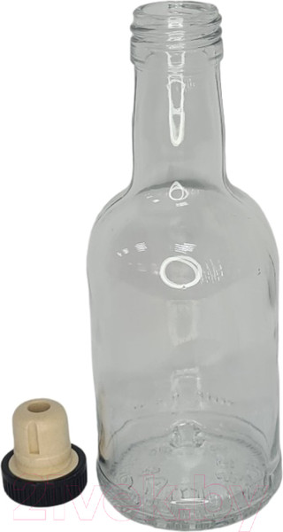 Изображение товара Набор бутылок ВСЗ Домашний Самогон 200мл с пробкой (20шт)