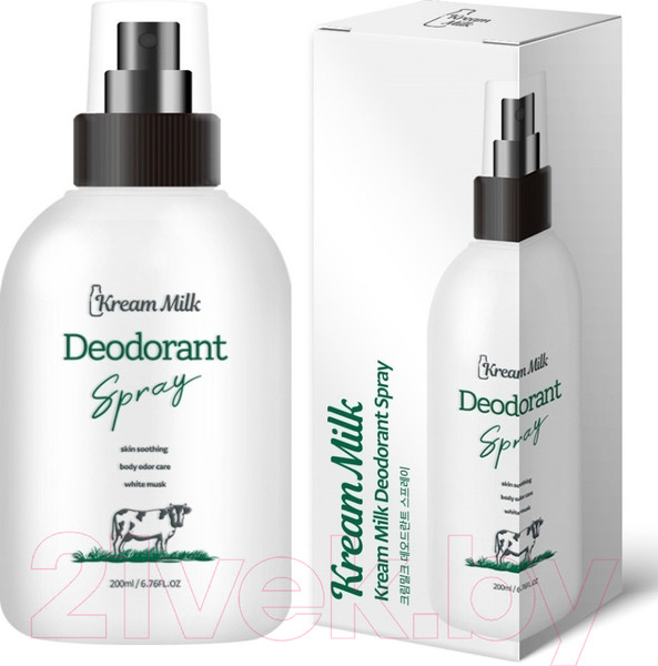 Изображение товара Дезодорант-спрей Kream Milk Deodorant Spray White Musk (200мл)