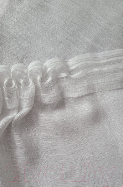 Изображение товара Гардина Dalian 02с129 (150x260, белый, лен)