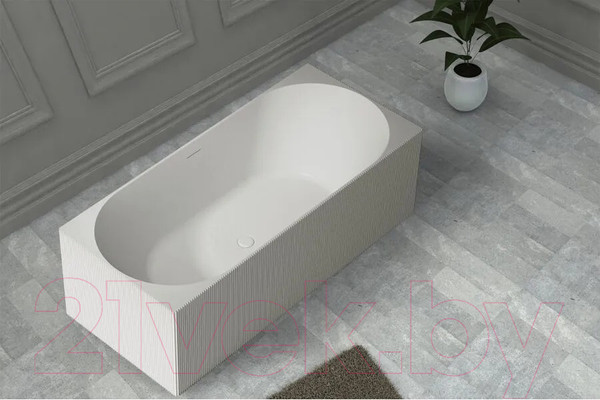 Изображение товара Ванна из искусственного камня Abber Stein AS9603 (белый матовый)