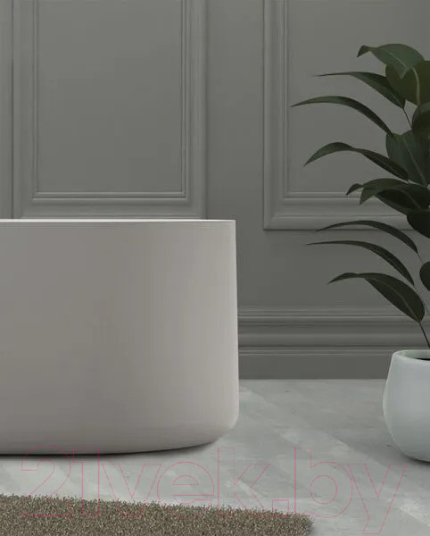 Изображение товара Ванна из искусственного камня Abber Stein AS9607 (белый матовый)